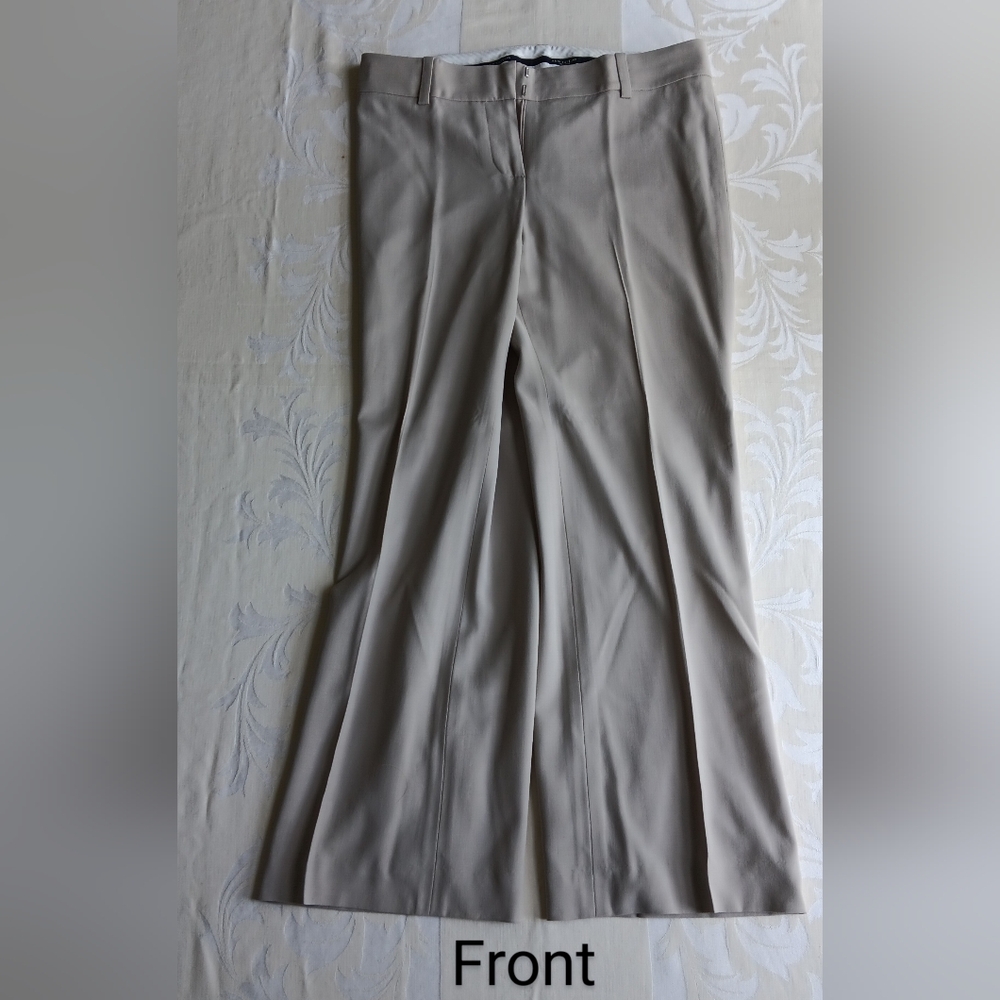 Ann Taylor Light Gray Lined Dress Slscks Size 10p